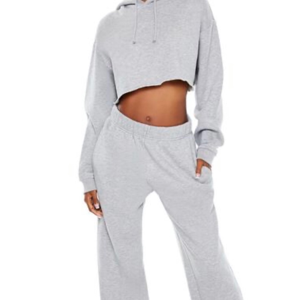 Champion crop top hoodie